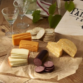 Our assortment of cheeses
